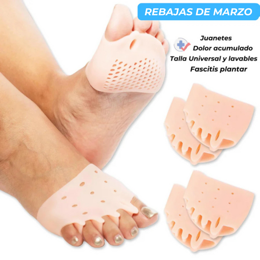 Almohadillas ortopédicas con Separador de dedos